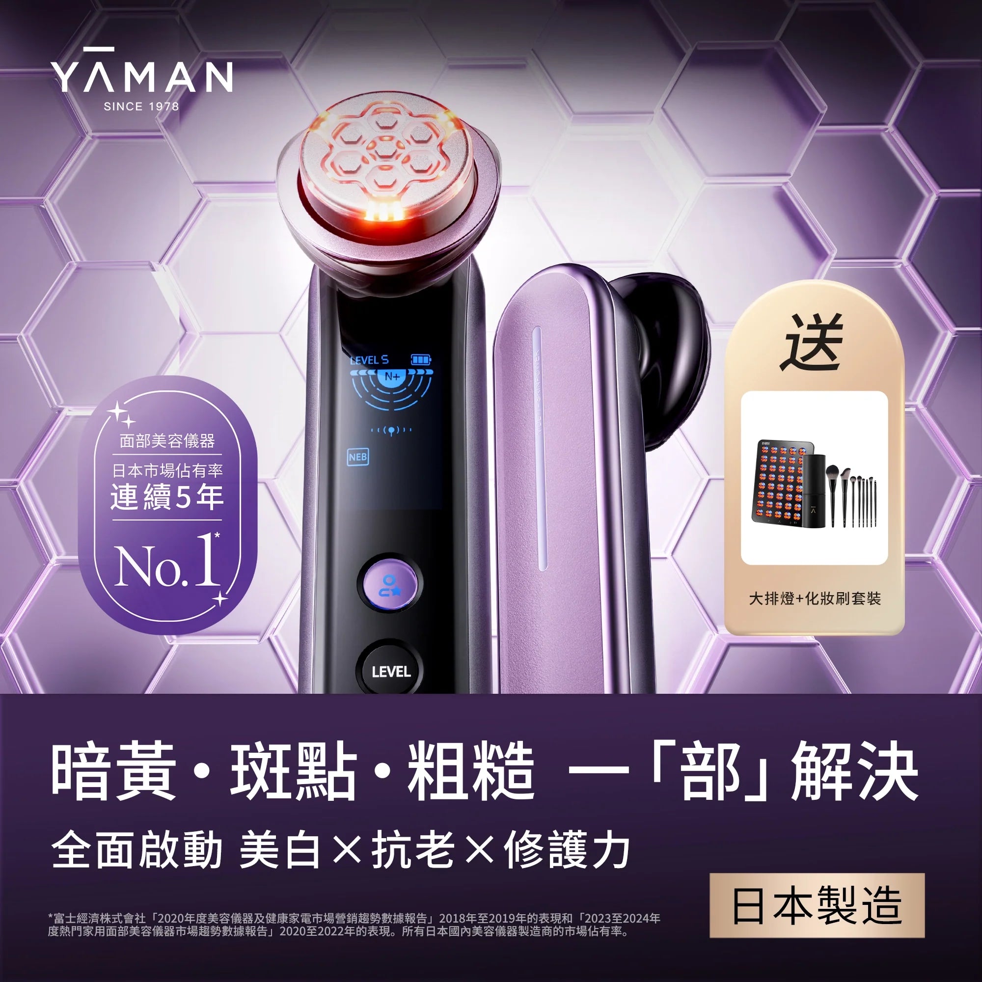 YA-MAN MAX 三代深度測評｜日本47 年品牌抗老黑科技，在家做美容院級