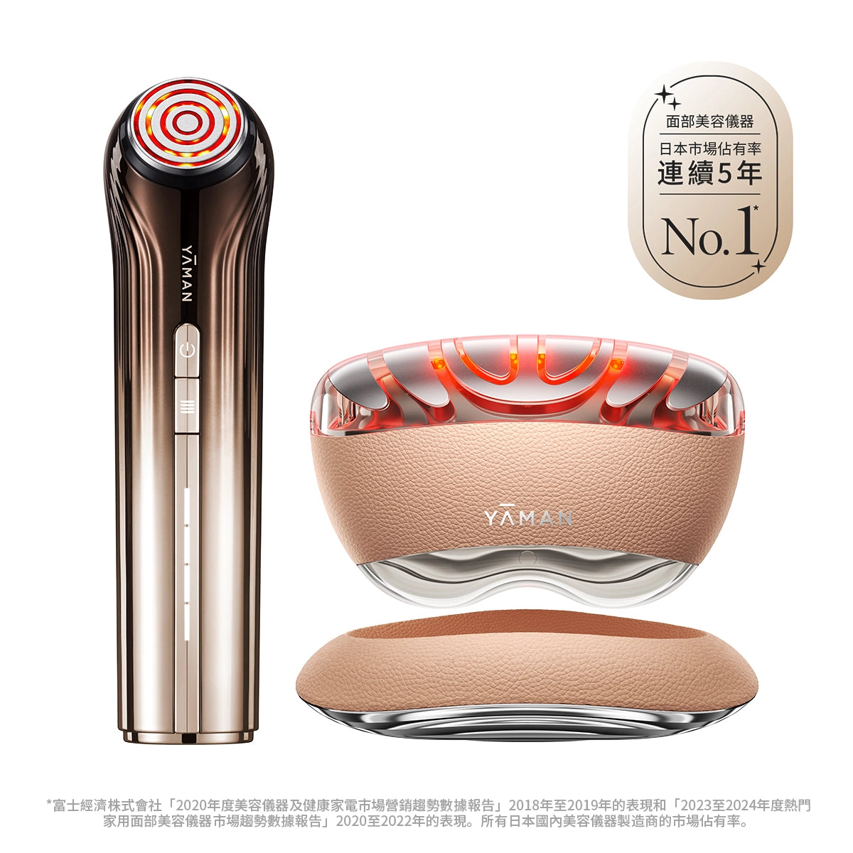 【YA-MAN 組合優惠】熬夜閃修儀美膚套裝