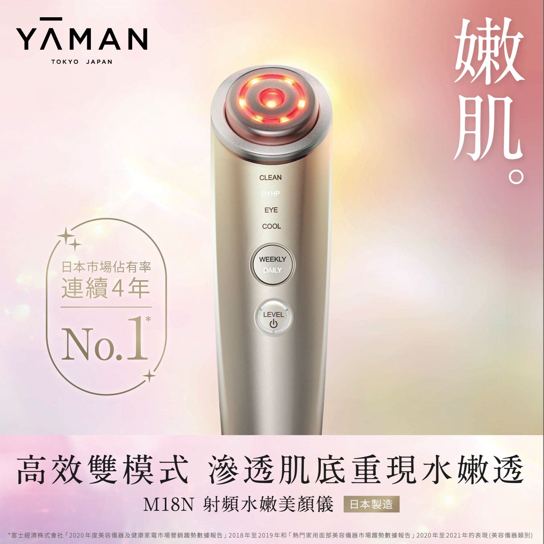 M18N 射頻水嫩美顏儀– YA-MAN HK