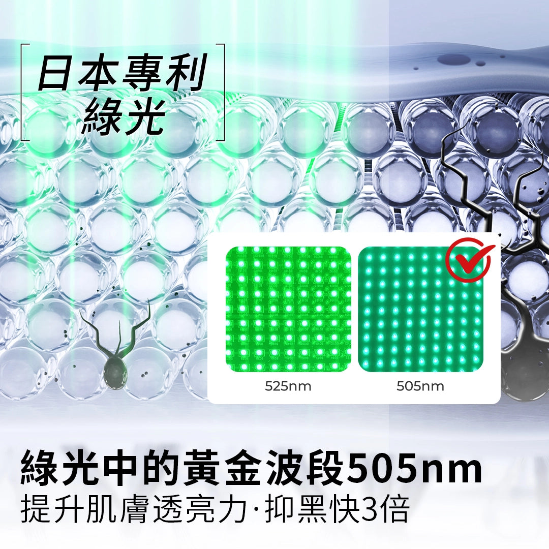 YAMAN YA- MAN 綠光面罩.